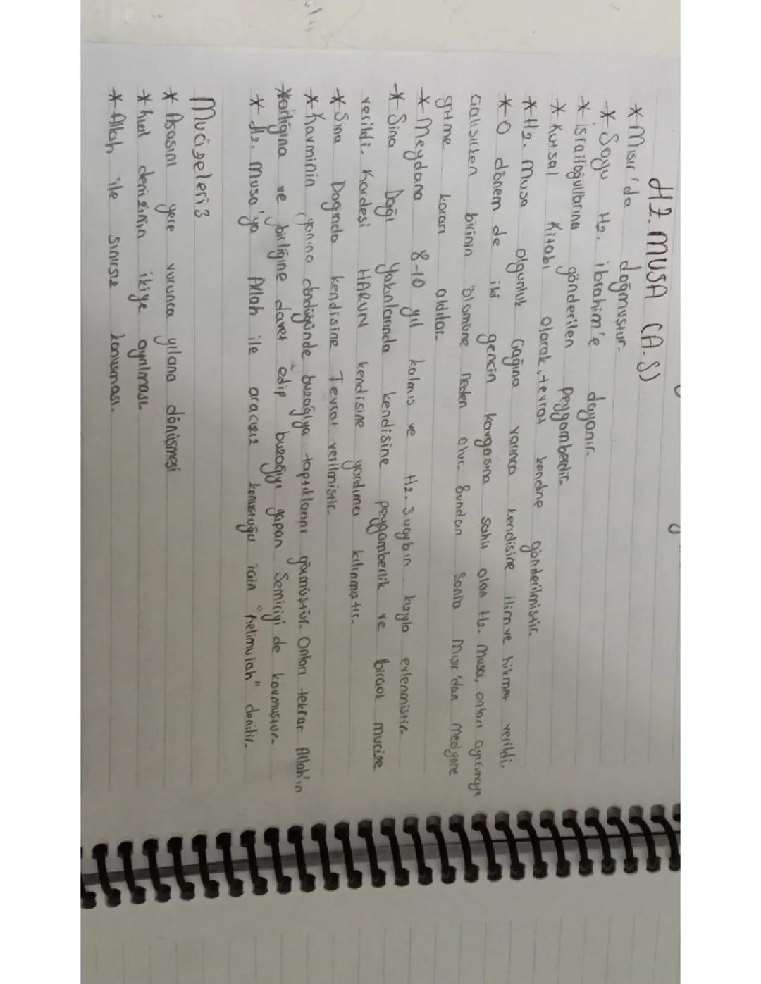 Hz. Musa'nın hayatı ve mucizeleri🌸