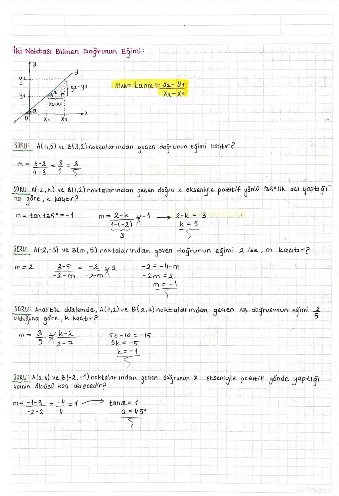 ANALITIK GEOMETRÍ:
Dik Koordinat Sistemi:
Başlangıç noktasında (sıfır) dik kesişen iki reel
say
doğrusunun aluşturduğu siste
me "dik koordin