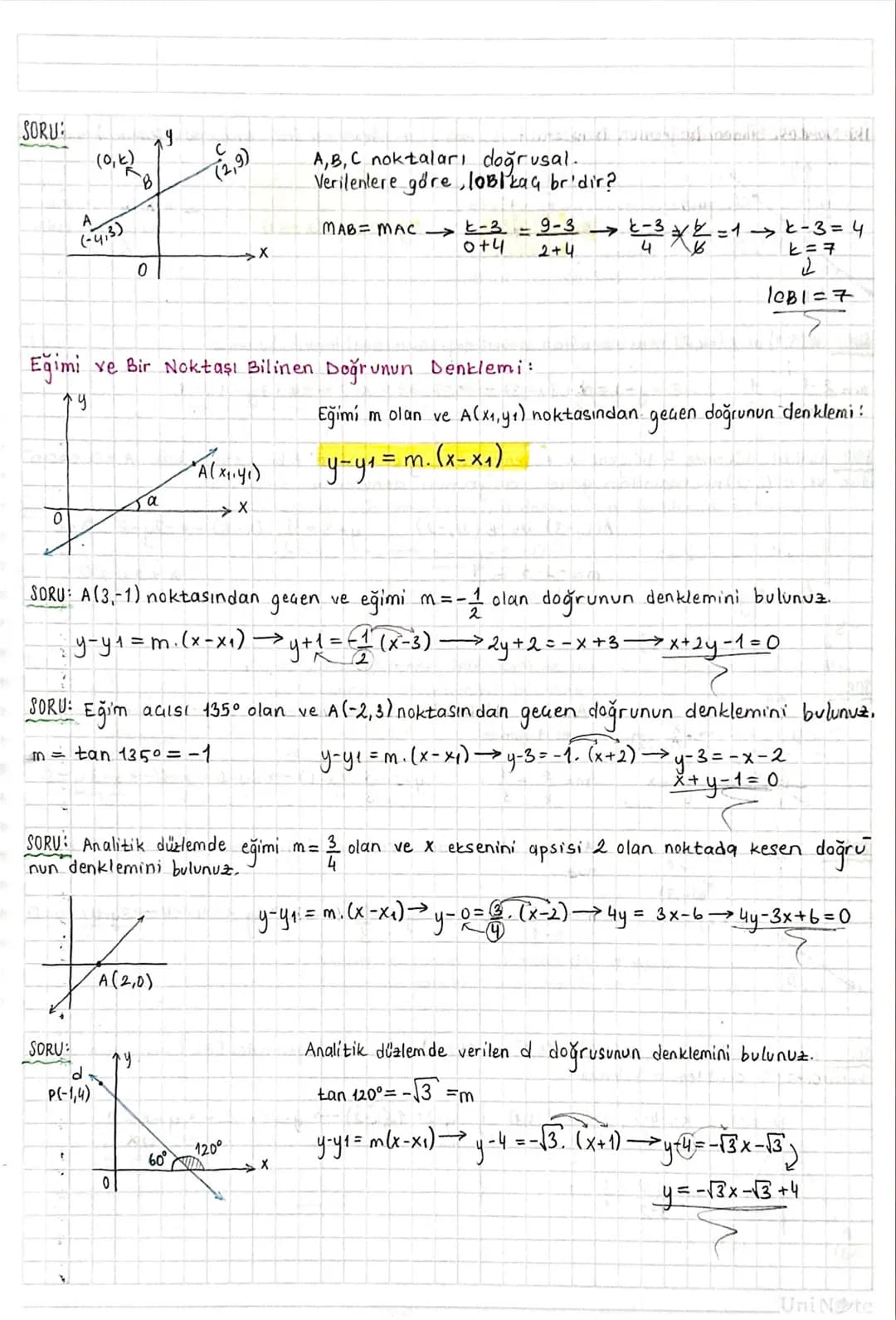 ANALITIK GEOMETRÍ:
Dik Koordinat Sistemi:
Başlangıç noktasında (sıfır) dik kesişen iki reel
say
doğrusunun aluşturduğu siste
me "dik koordin