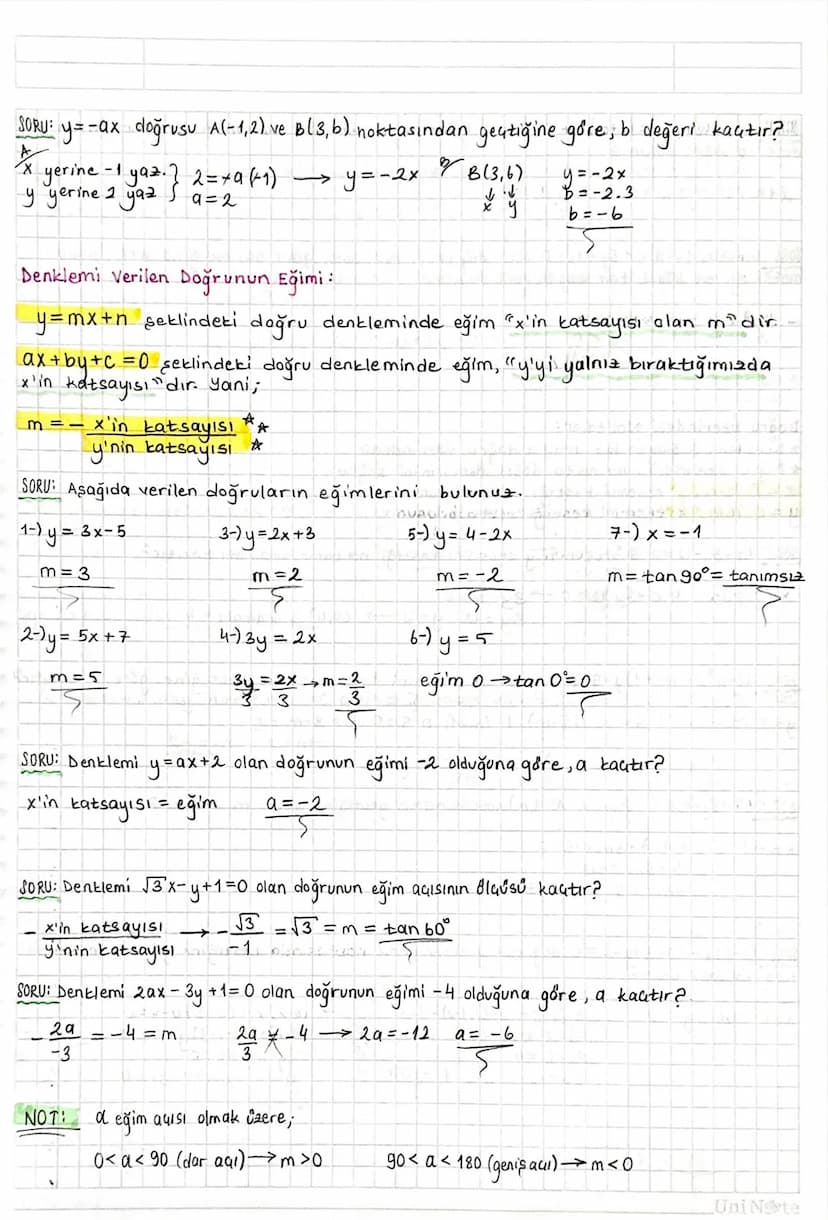 ANALITIK GEOMETRÍ:
Dik Koordinat Sistemi:
Başlangıç noktasında (sıfır) dik kesişen iki reel
say
doğrusunun aluşturduğu siste
me "dik koordin