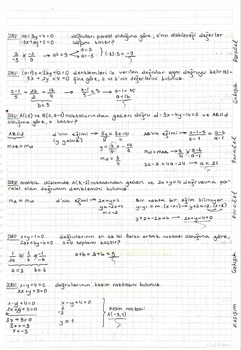 ANALITIK GEOMETRÍ:
Dik Koordinat Sistemi:
Başlangıç noktasında (sıfır) dik kesişen iki reel
say
doğrusunun aluşturduğu siste
me "dik koordin