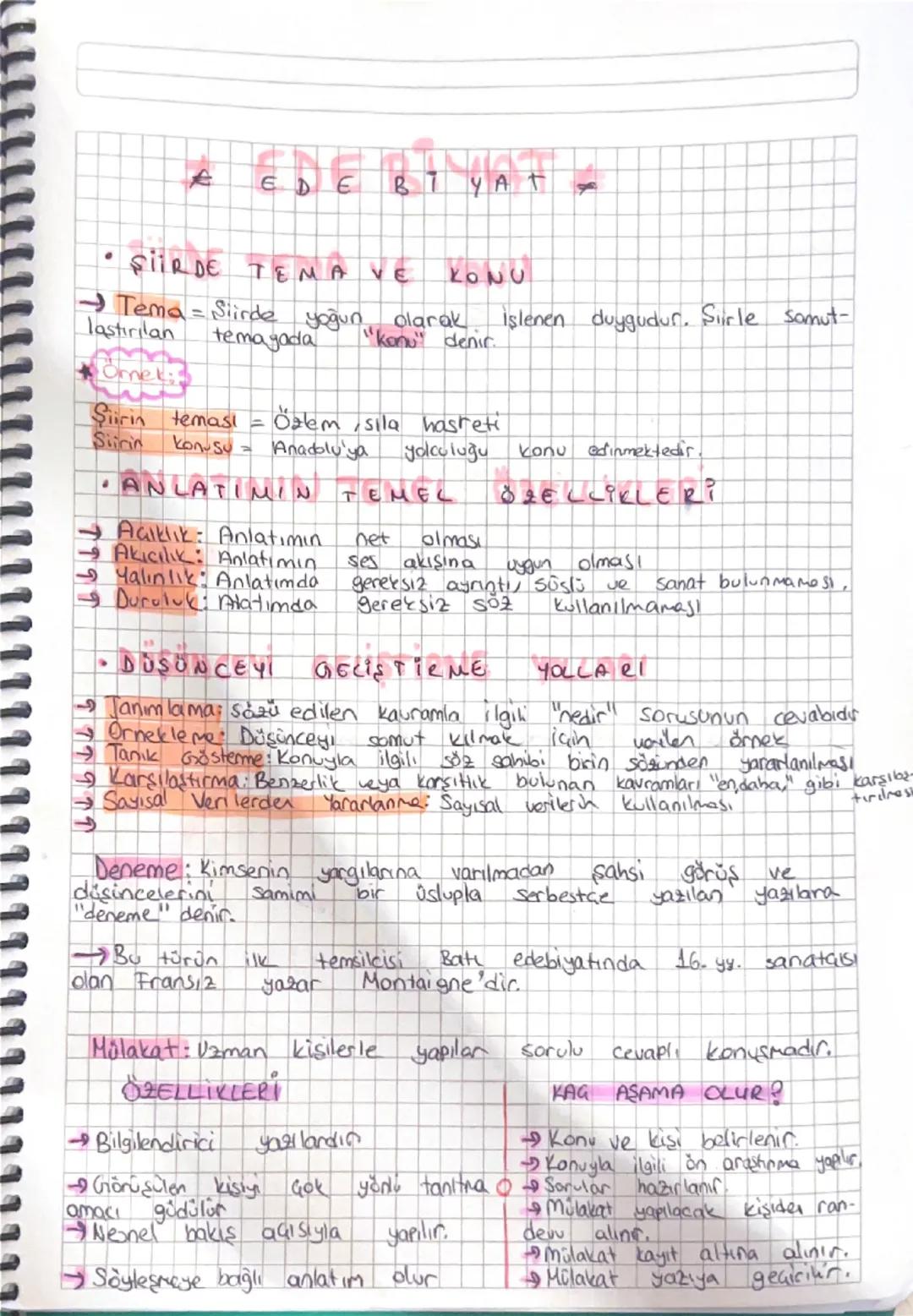 e ED
E
BI YAT
SİİRDE TEMA VE KONU
Tema = Siirde yoğun olarak işlenen duygudur. Şiirle
lastırılan
Omek
Siirin
temagada
"konu" denir.
teması =