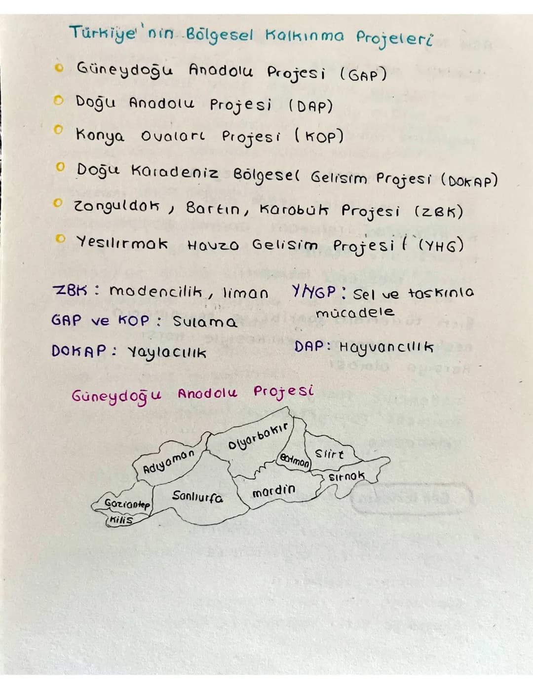 Türkiye’nin Bölgesel Kalkınma Projeleri 