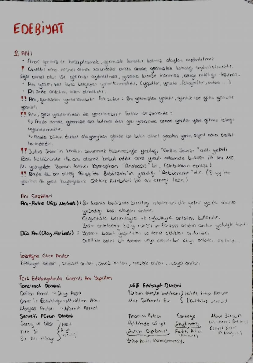 EDEBİYAT
1) ANI
• Pros germinis ile hesaplamik, geomate kronik kolmis daylar cydinletmez
! Geneldir ona nesnel diner socutedos punto amac ge