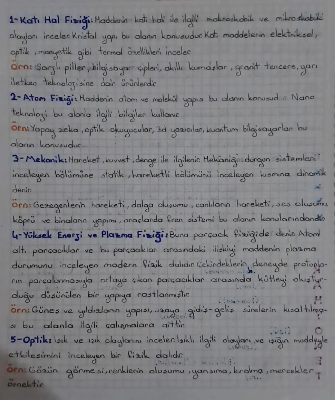 # I. ÜNİTE

Fizik Bilimine Giriş ~

Fizik: Madde ve enerji arasındaki etkileşimi inceleyen doğada Igercekleres
olaylar hakkında mantıklı açı