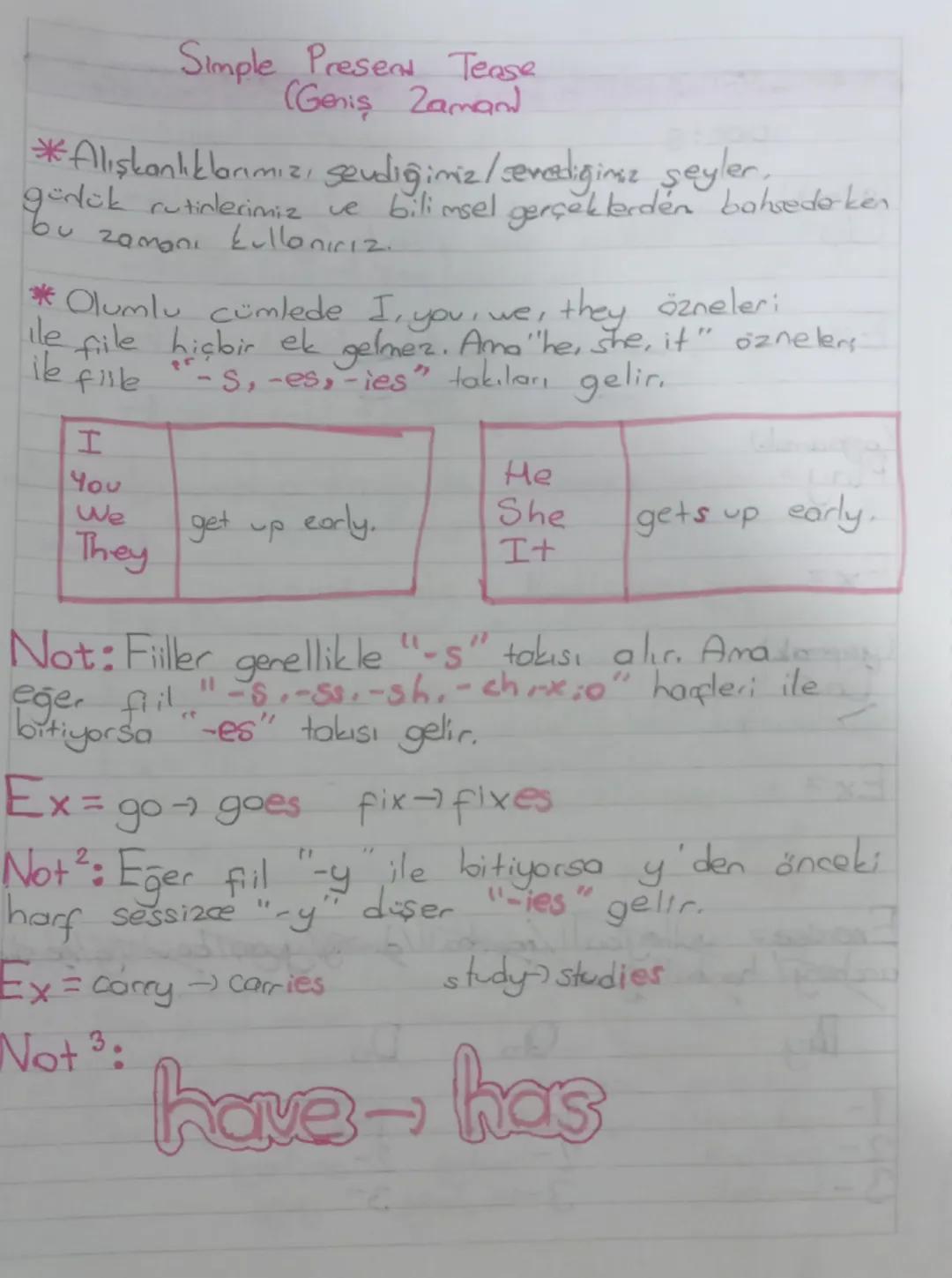 Understanding the Simple Present Tense: Geniş Zaman