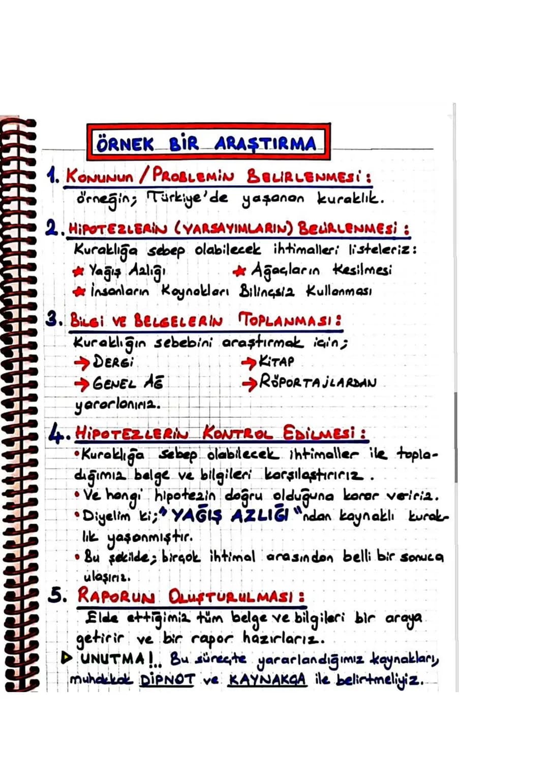 III
Dipnot ve Kaynakça; bir araştırma
olmazdır.
için olmazsa
Eğer Dipnot ve Kaynakça kullanırsak;
* Yararlandığımız kişi ve kitapları araştı