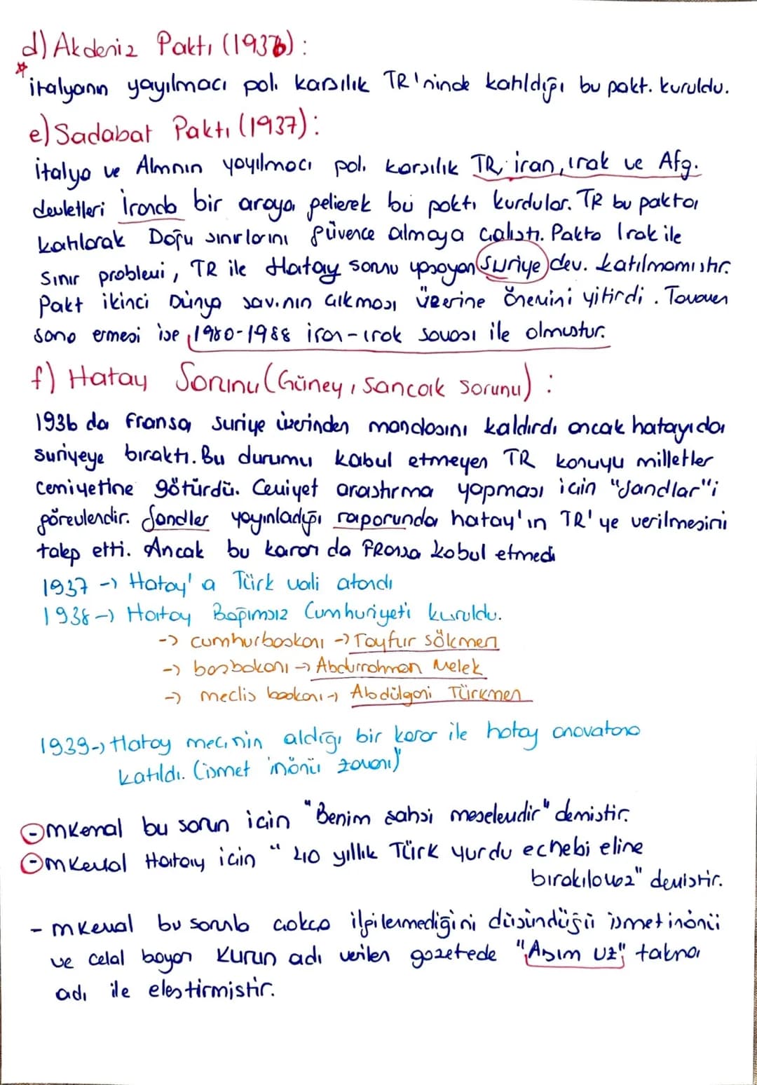 -> 1932-1939 Türk Dış Politiko
Barışa katkıda bulunmak, sınırlarına korumak
a) Milletler Cemiyeti'ne giriş (1932)
paris Boris Konferansıda k