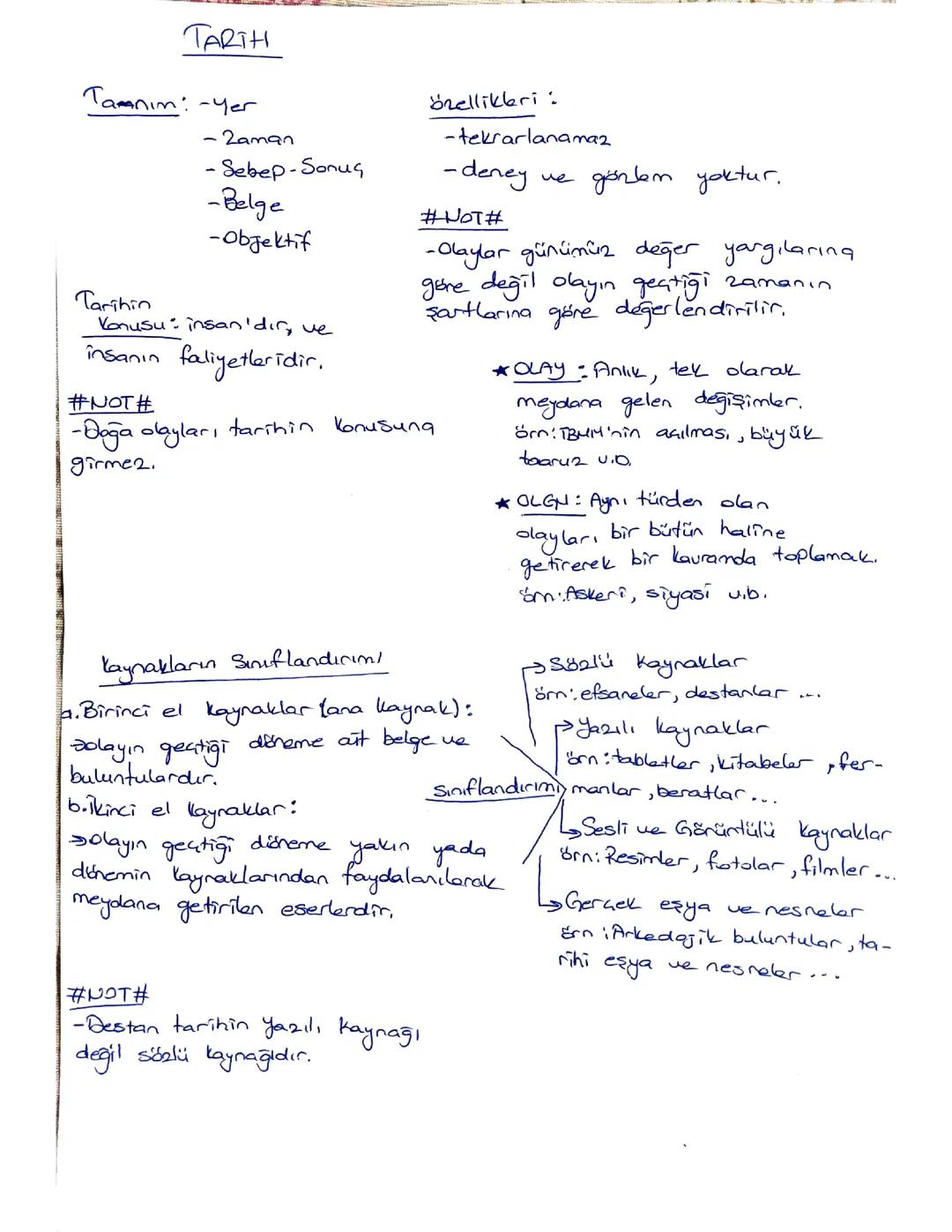 Tarih Kavramlarına Giriş