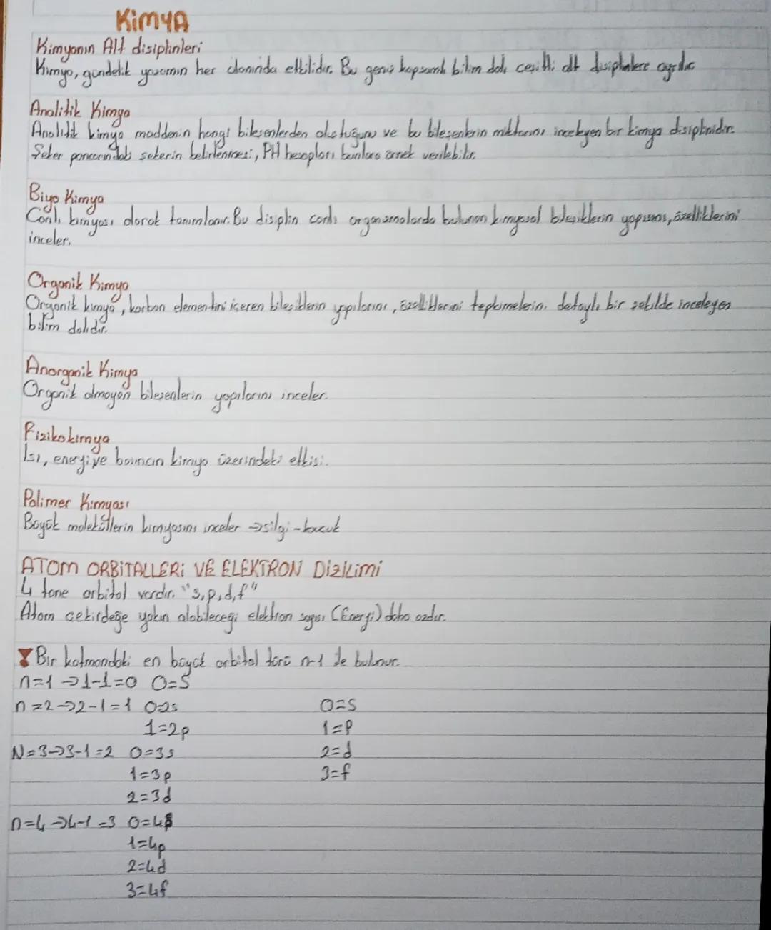 KIMYA
Kimyonin Alt disiplinleri
Kimyo, gundelik yosemin
Analitik Kimya
"her chominida etkilidir. Bu gerus kapszunk bilion doli ceniti dit du
