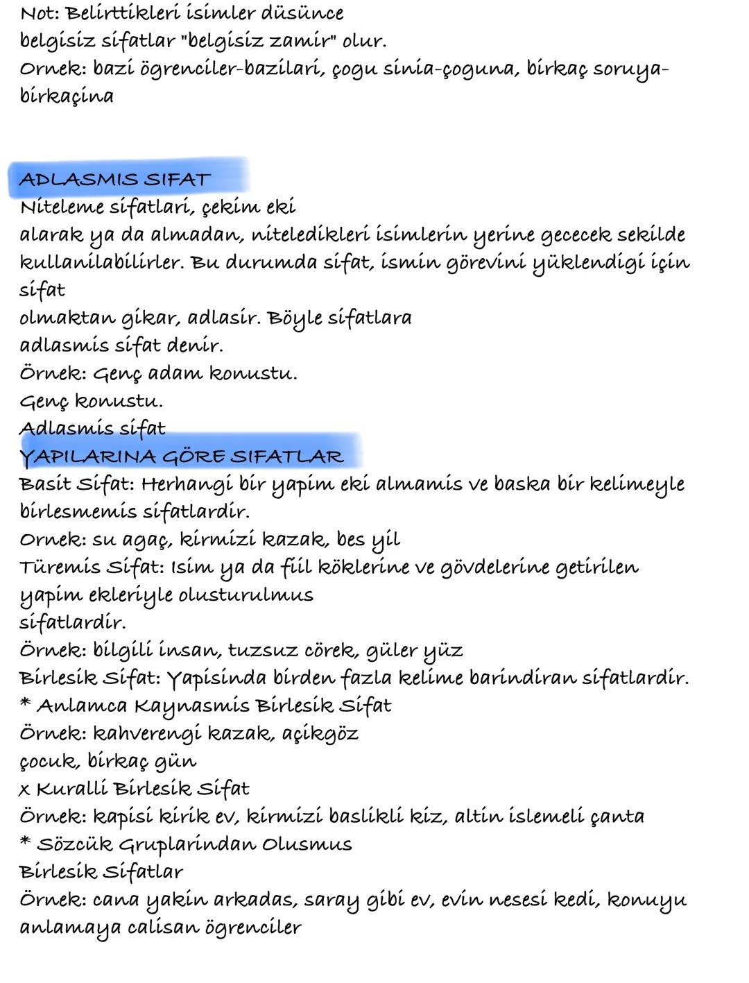 Niteleme Sifatlar
Sifatlar
Belirtme Sifatlar
→ Sayi Sifat
Gisared Sifate
Some Sifate
Belpresse fifact
varliklar
niteleyen ya da belirten söz