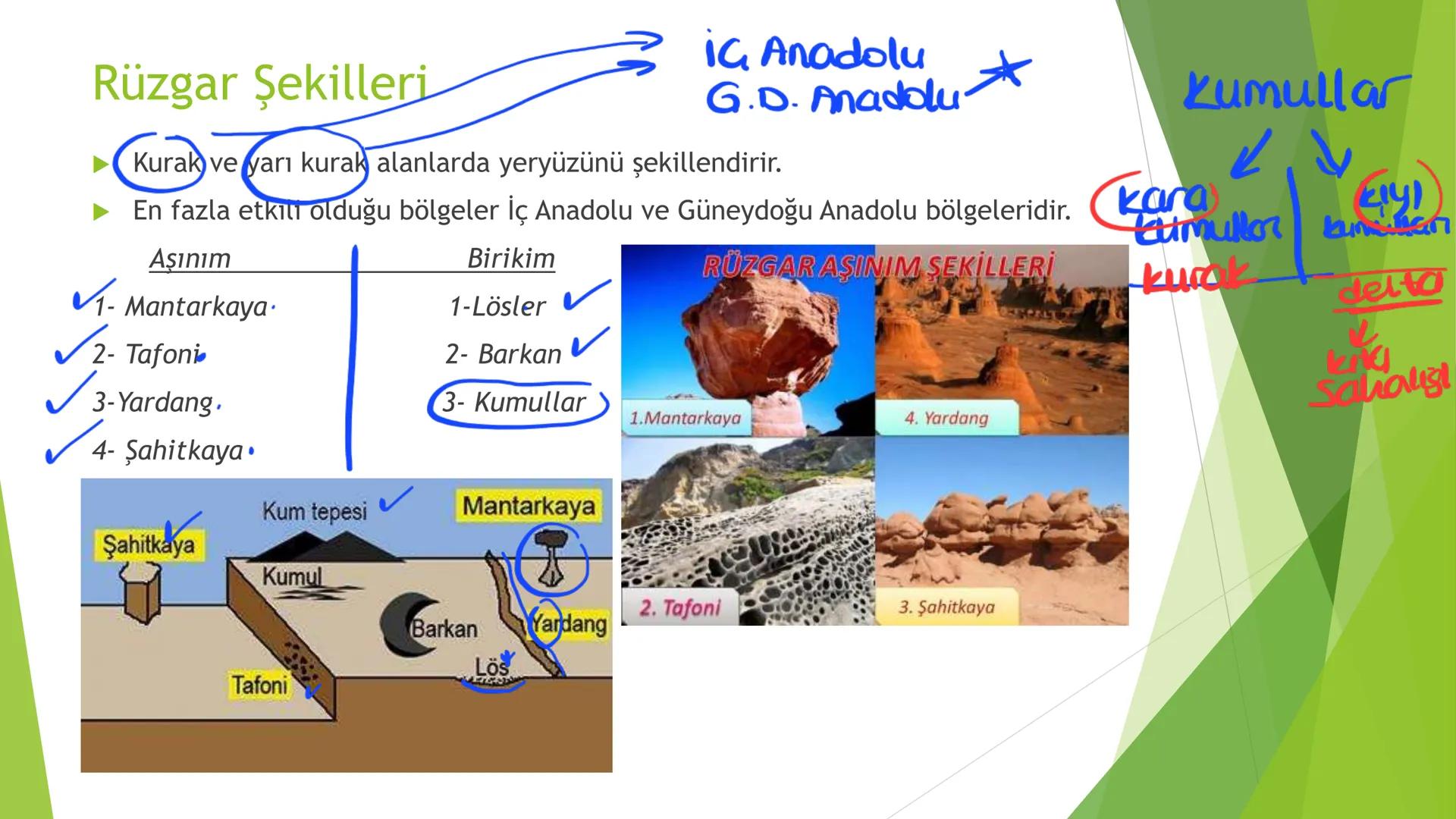 TÜRKİYE'NİN YER
ŞEKİLLERİ kaynakların
magmadan
İÇ KUVVETLER
► Orojenez (dağ) ✓
▶ Epirojenez (kita) ✓
Volkanizma
►Seizma (Deprem) ✓
gunest
ka