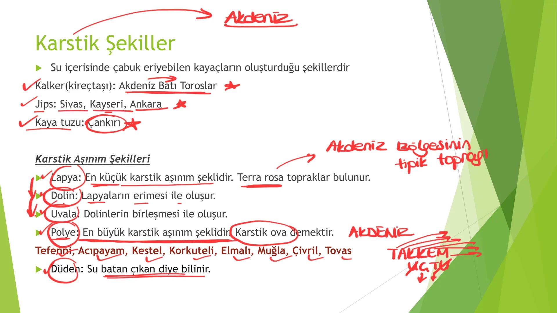 TÜRKİYE'NİN YER
ŞEKİLLERİ kaynakların
magmadan
İÇ KUVVETLER
► Orojenez (dağ) ✓
▶ Epirojenez (kita) ✓
Volkanizma
►Seizma (Deprem) ✓
gunest
ka