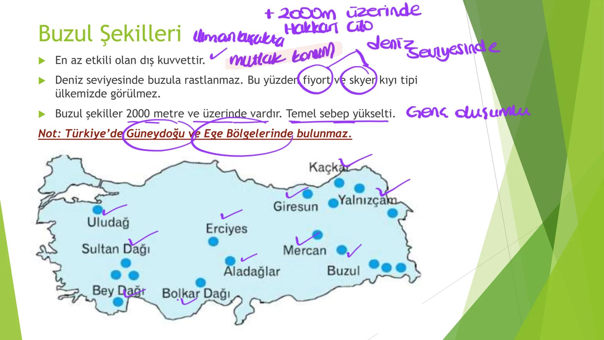 TÜRKİYE'NİN YER
ŞEKİLLERİ kaynakların
magmadan
İÇ KUVVETLER
► Orojenez (dağ) ✓
▶ Epirojenez (kita) ✓
Volkanizma
►Seizma (Deprem) ✓
gunest
ka