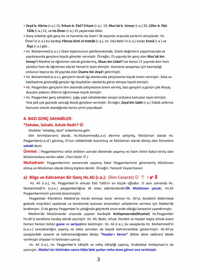 والله الرحمن الرحيم
10.SINIF DİN KÜLTÜRÜ VE AHLAK BİLGİSİ ÖZETİ
II. ÜNİTE
HZ.MUHAMMED(S.A.V) VE GENÇLİK
Gençlik: Çocukluk dönemiyle yetişkin