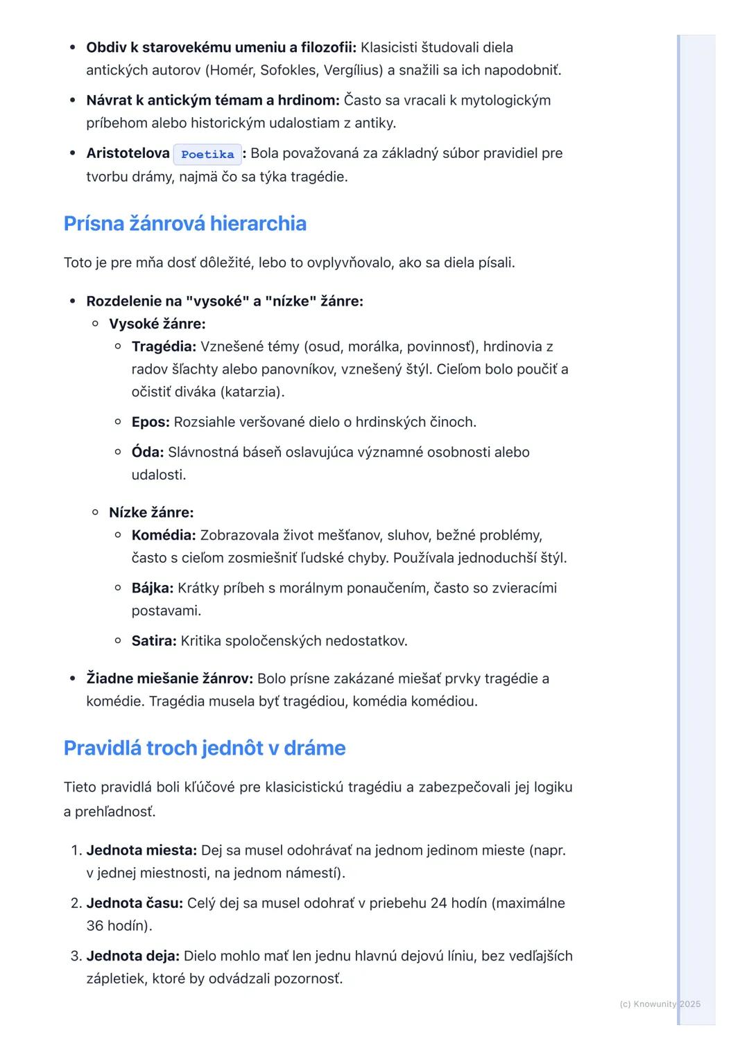 # Charakteristika klasicizmu

## 1. Úvod do klasicizmu

Klasicizmus je rozsiahly umelecký a literárny smer, ktorý sa objavil v 17. storočí
v