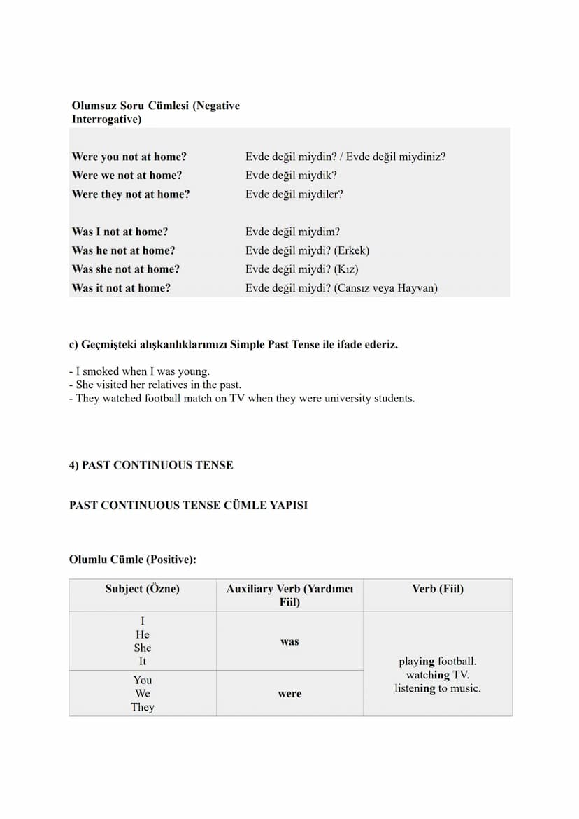 1) SIMPLE PRESENT TENSE
TENSES
SIMPLE PRESENT TENSE CÜMLE YAPISI
Olumlu Cümle (Affirmative):
Subject (Özne)
I
You
We
They
He
She
It
Verb (Fi