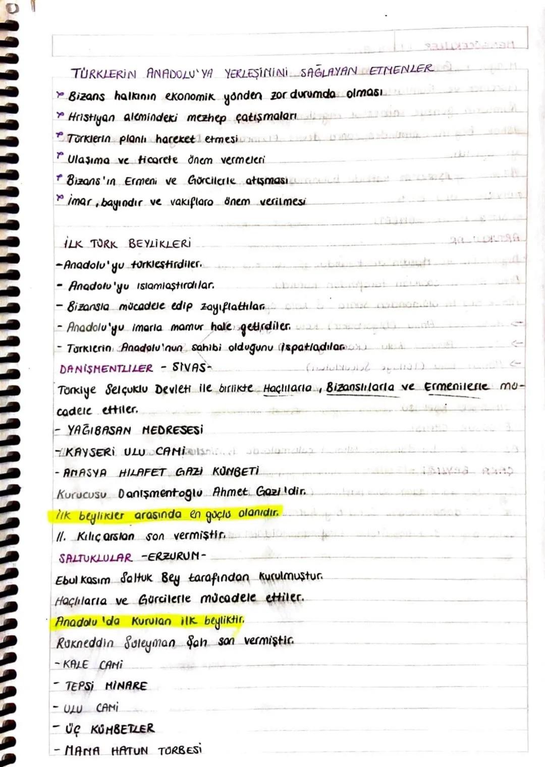 TÜRKLERIN ANADOLU'YA YERLEŞİNİNİ SAĞLAYAN ETMENLER
Bizans halkının ekonomik yonden zor durumda olması
* Hristiyan alemindeki mezhep çatışmal