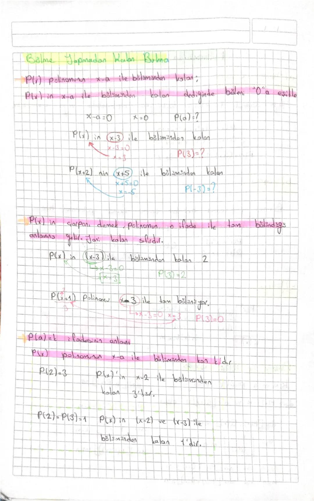 # Polinomlar

$a_0, a_1, ..., a_n \in \mathbb{R}$ ve $n \in \mathbb{N}$ olmak üzere

$P(x) = a_nx^n + a_{n-1}x^{n-1} + ... + a_1x + a_0$

bi