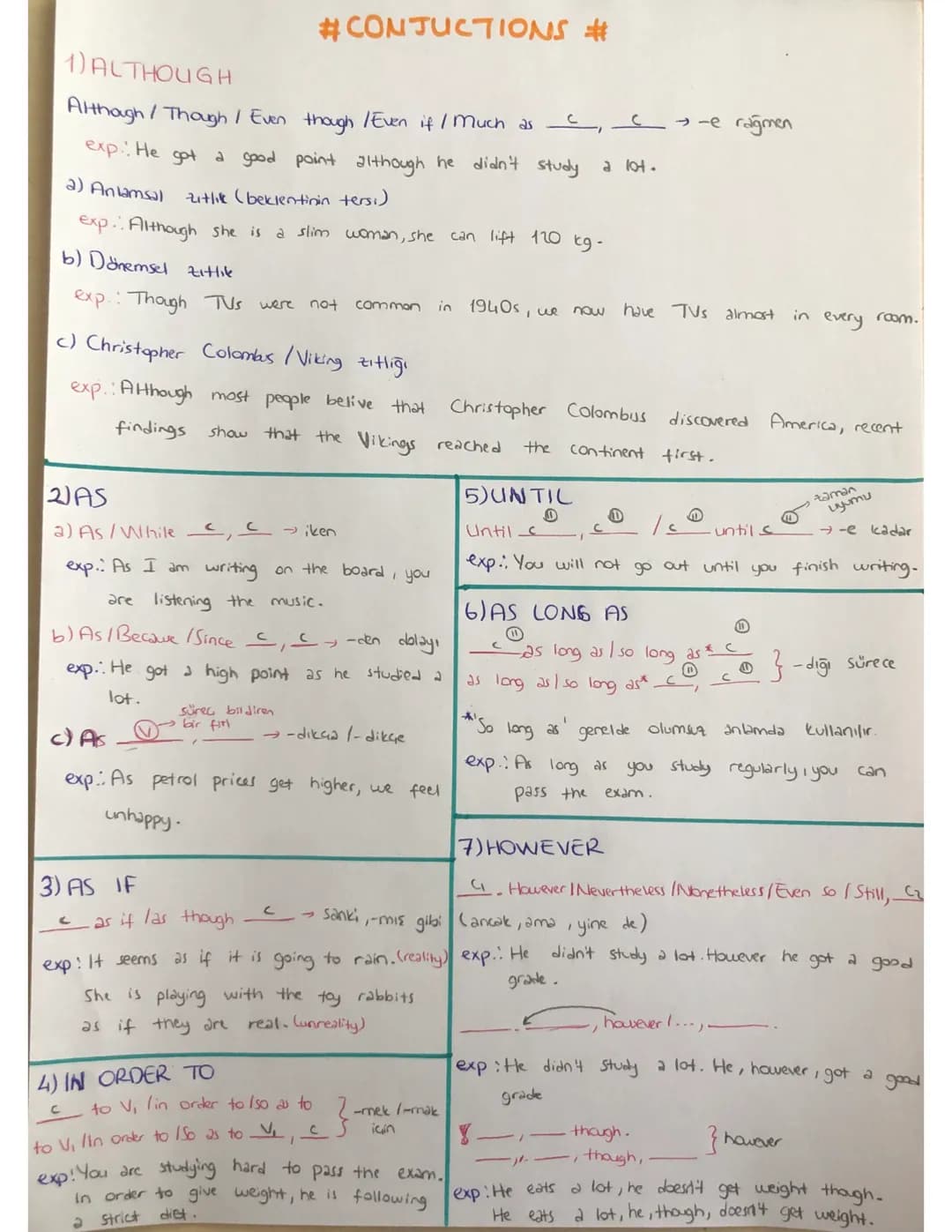Awesome Conjunctions and Turkish Bağlaçlar - Easy Guide