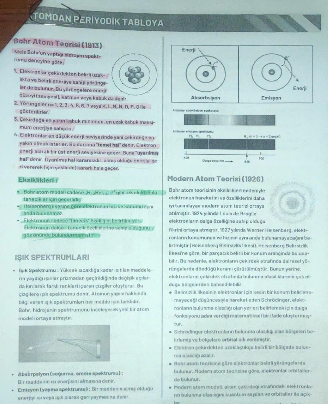 1.2 ATOMDAN PERİYODİK TABLOYA
ATOMUN YAPISI VE ATOM TEORİLERİ
Atom kavramıyla ilgili ilk düşünceler binlerce yıl öncesine dayanmaktadır. Ant
