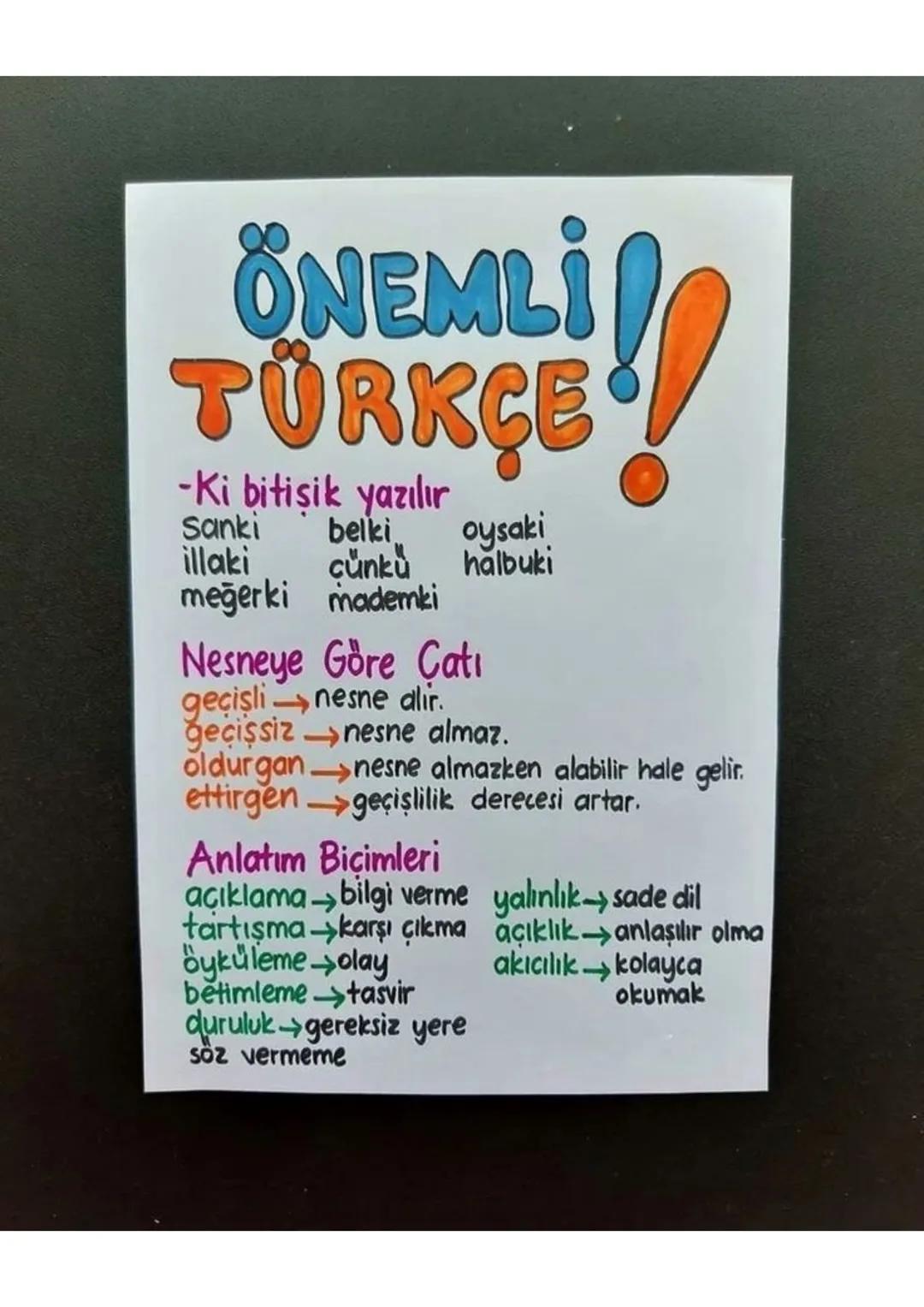 ASKIDA KURAL
(-ecek
-acak
Gekimli fiil Fiilimsi
Kalıcı isim
⇒ Buraya yeni bir koltuk gelecek.
çekimli fiil
Gelecek yıl yine Adıyaman'a gidec