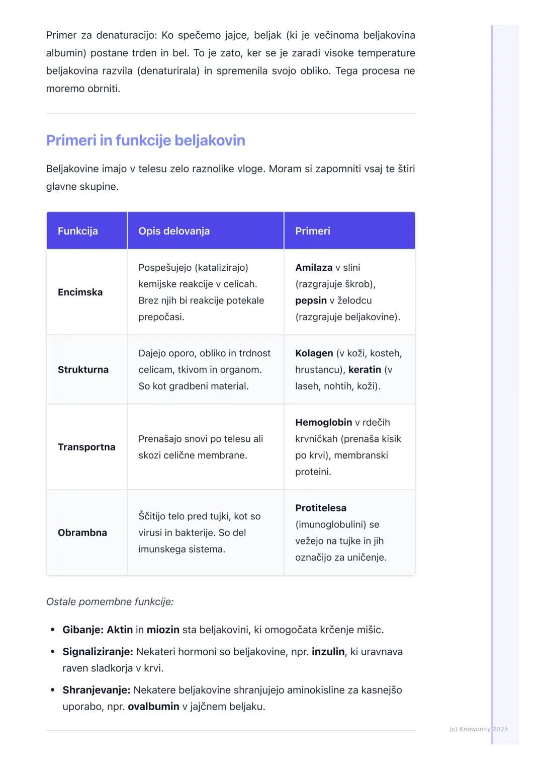 # Organske molekule:
beljakovine

Splošno o beljakovinah

Beljakovine (ali proteini) so ene od štirih glavnih vrst organskih molekul v živih