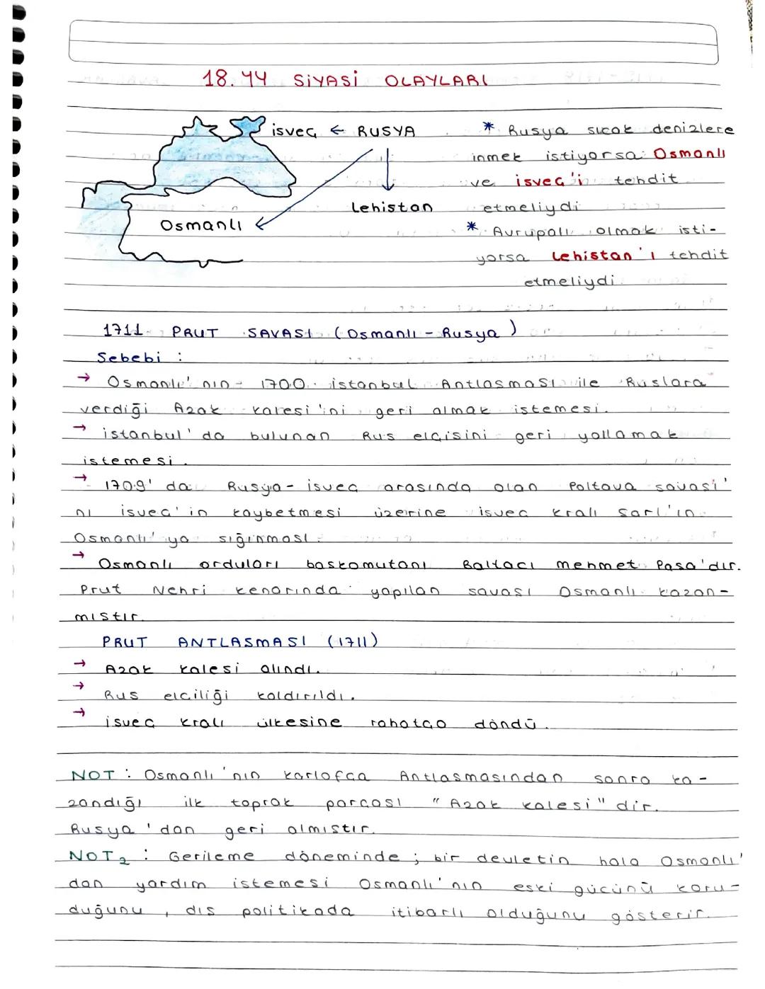 18. Yüzyılın Önemli Siyasi Gelişmeleri