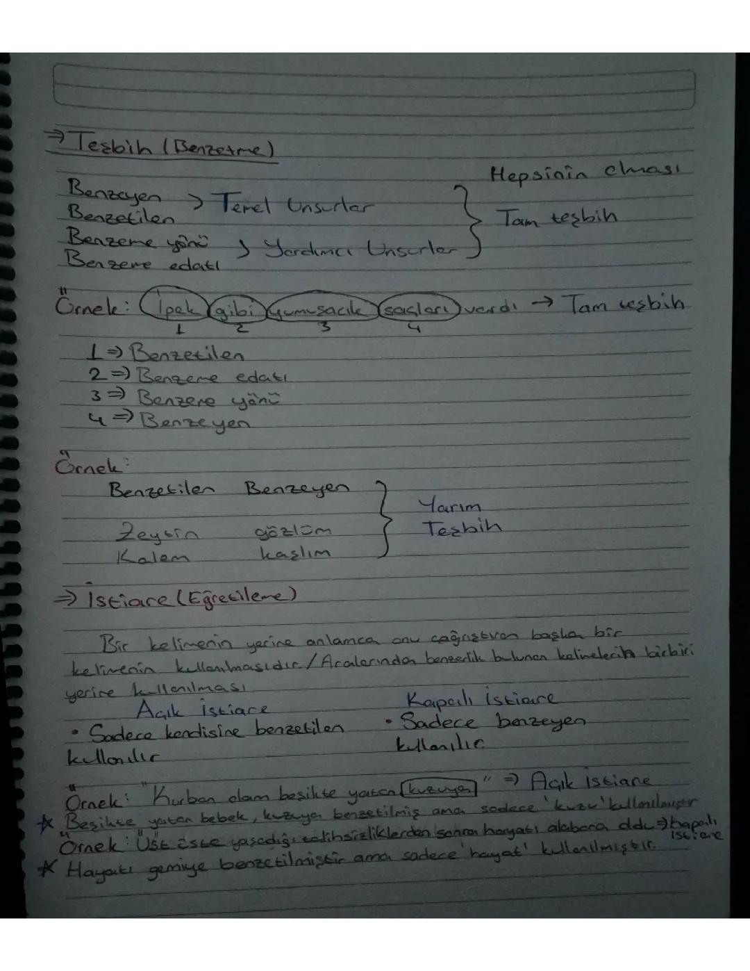 Teşbih ve İstiare Nedir? Örneklerle Açıklama