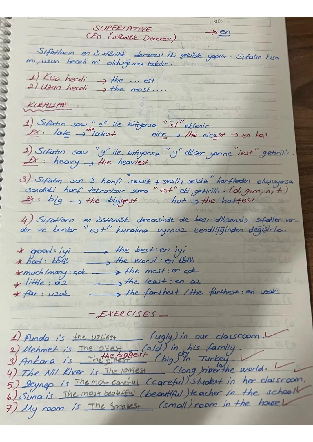KONU

2) What do you do at the weekends?
- I read a book (Yapılan is)

3) What time, does irem get up?
- She gets up at 6. (Soat)

4) Why do