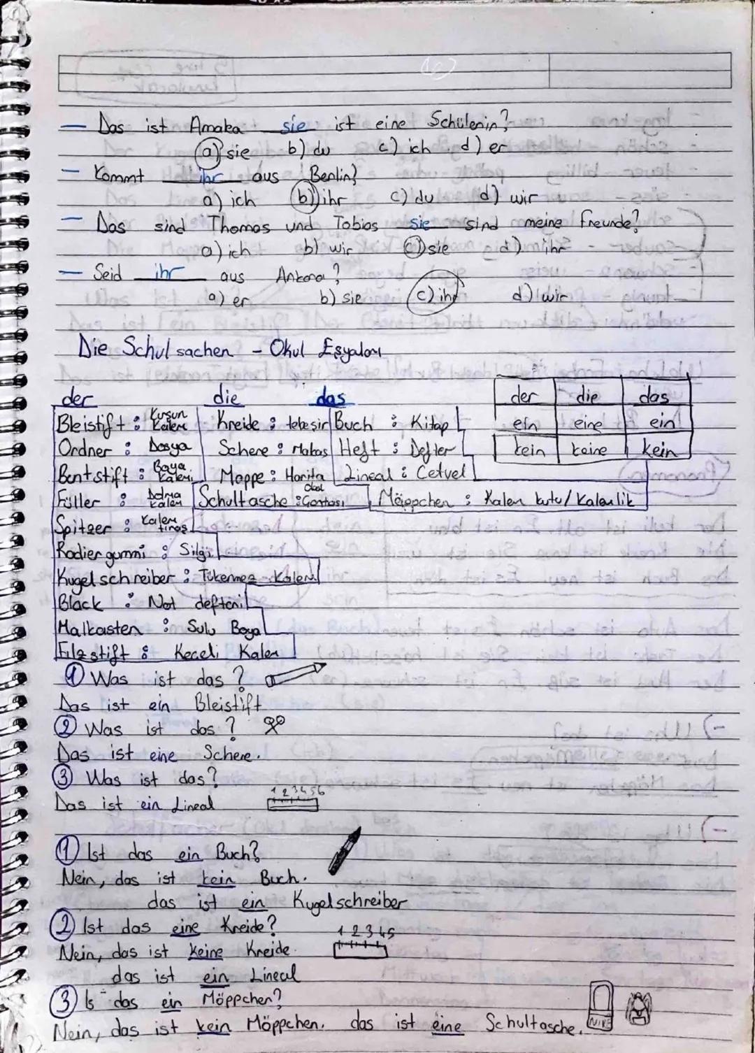 Hallo...
e
Guten Morgen
(05.00-11.00)
Guten Tag
(11.00-17.00)
Guten Abend
Gute
Nacht
Tschüs → Güle Güle
GÜS
(17.00-22.00)
(22.00-
Wie heißt 