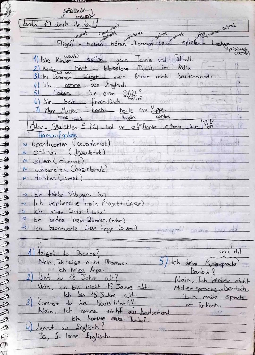 Hallo...
e
Guten Morgen
(05.00-11.00)
Guten Tag
(11.00-17.00)
Guten Abend
Gute
Nacht
Tschüs → Güle Güle
GÜS
(17.00-22.00)
(22.00-
Wie heißt 