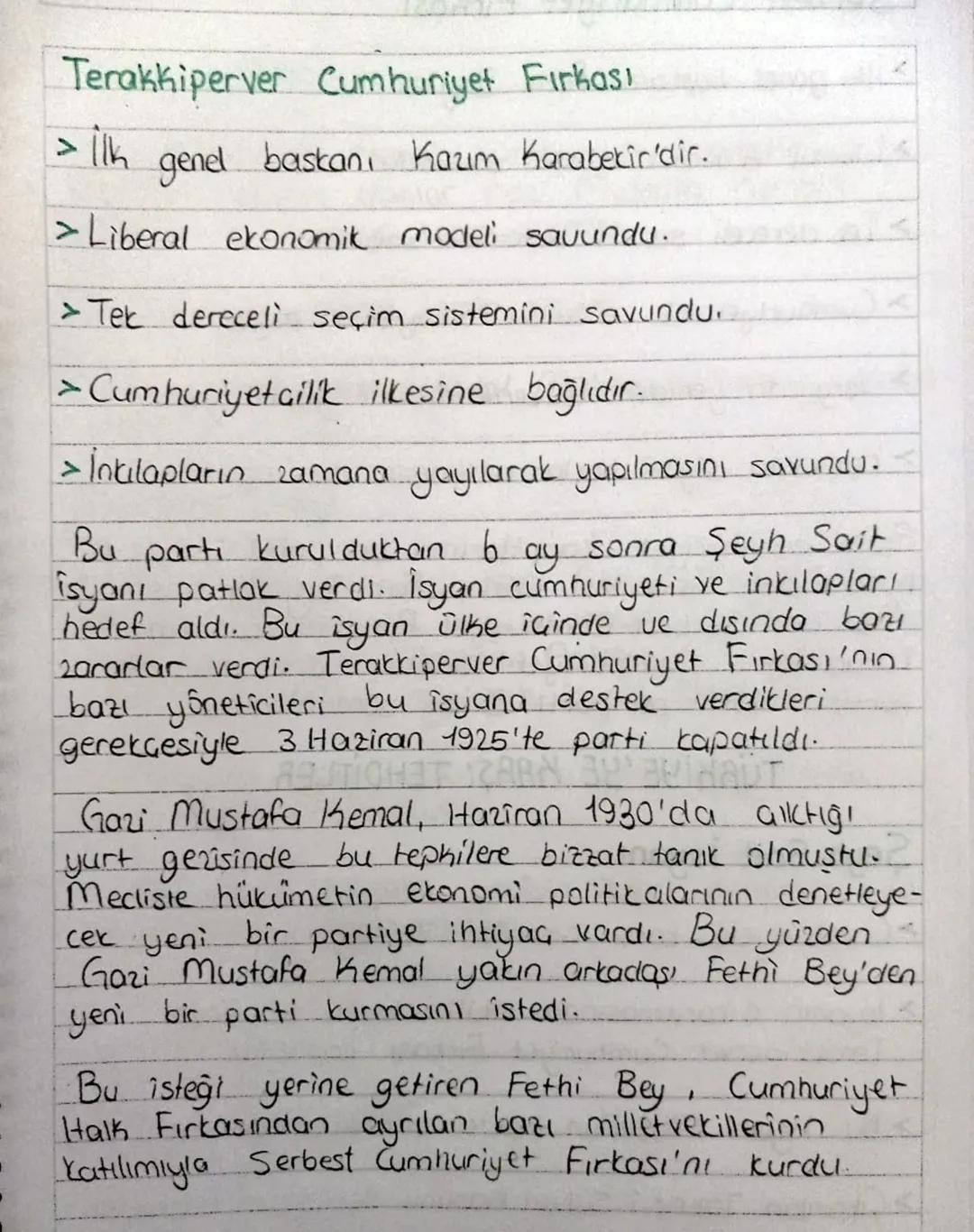 DEMOKRATIKLESME
ÇABALARI
Milli mücadele yıllarından itibaren milli iradey;"
hakim kılma ve demokratikleşme çabaları şunlardır:
→TBMM'nin açı