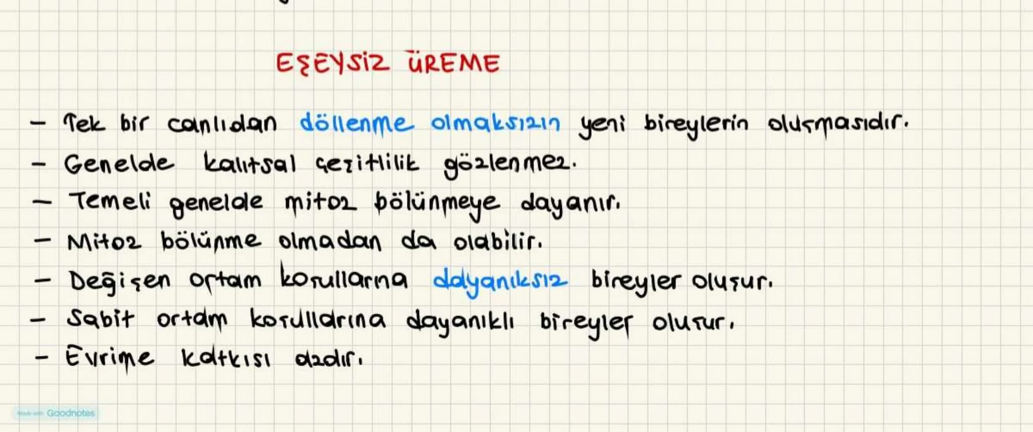 ,
-
EŞEYSIZ ÜREME
Tek bir canlıdan döllenme olmaksızın yeni bireylerin oluşmasıdır.
Genelde kalıtsal çeşitlilik gözlenmez.
- Temeli genelde 