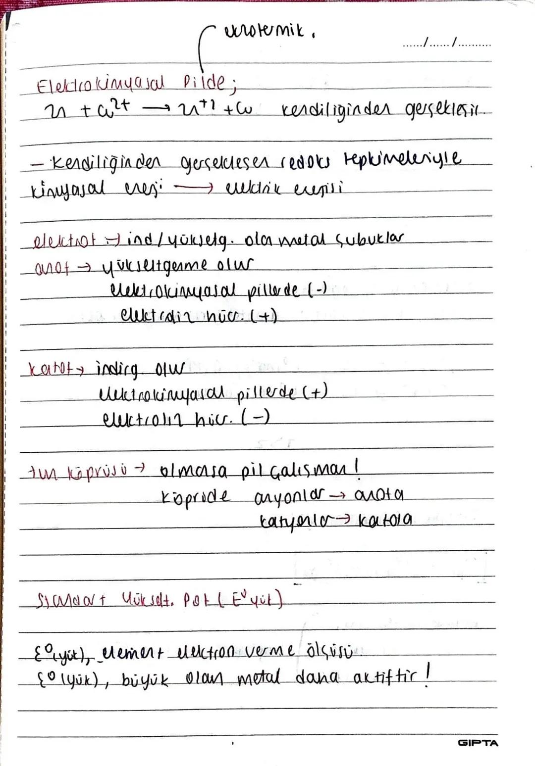 ELEKTROTUAR VE ELECTROKİMYASAL PILLER

205

CI

tur köprüsu
Nau

CI
CF

2ηδου
ANOT
yuriela

Nat
INO
+
CV

Akar

CuSO4
CATOT
TAN.

anot: 21(x