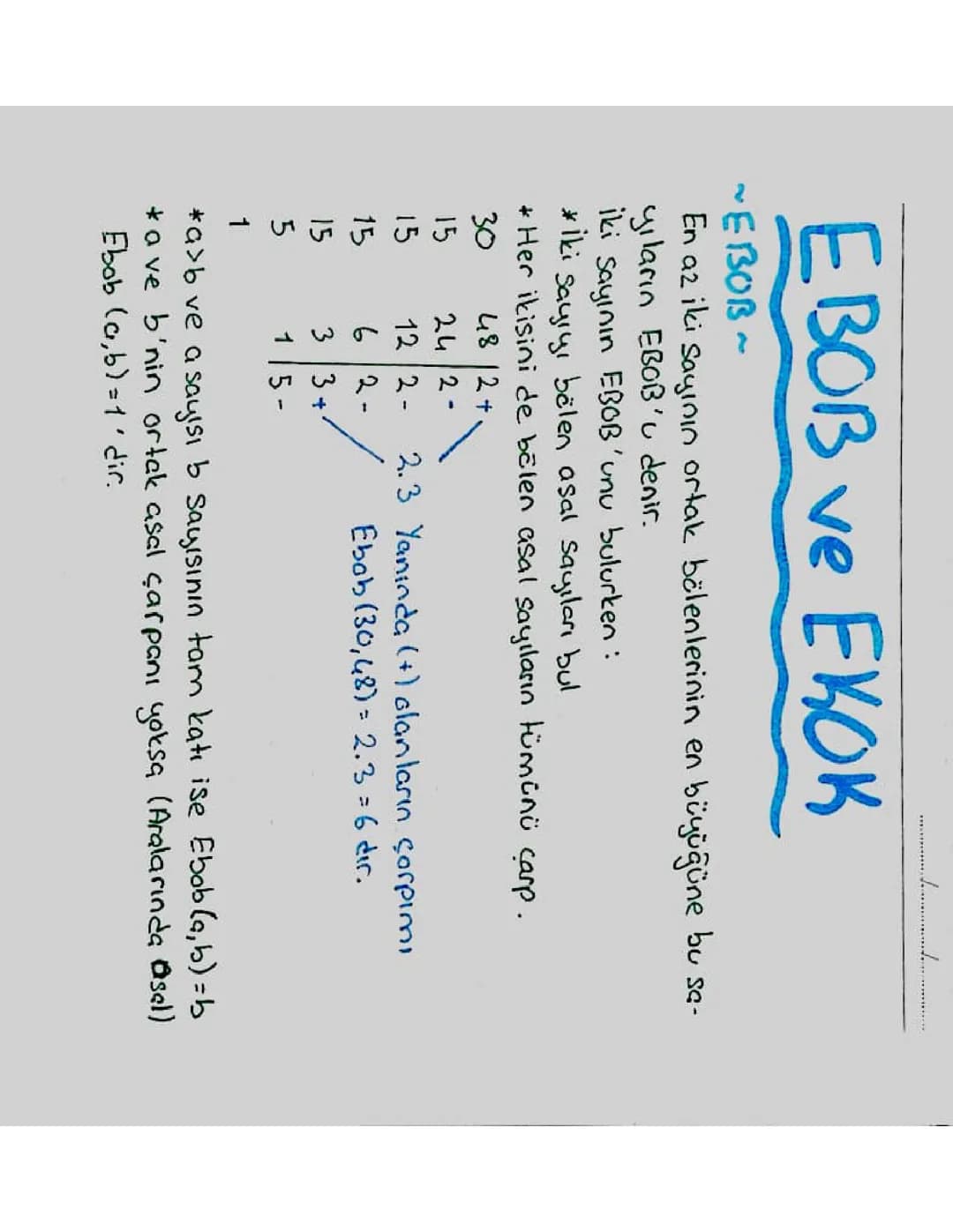 EBOB ve EKOK
