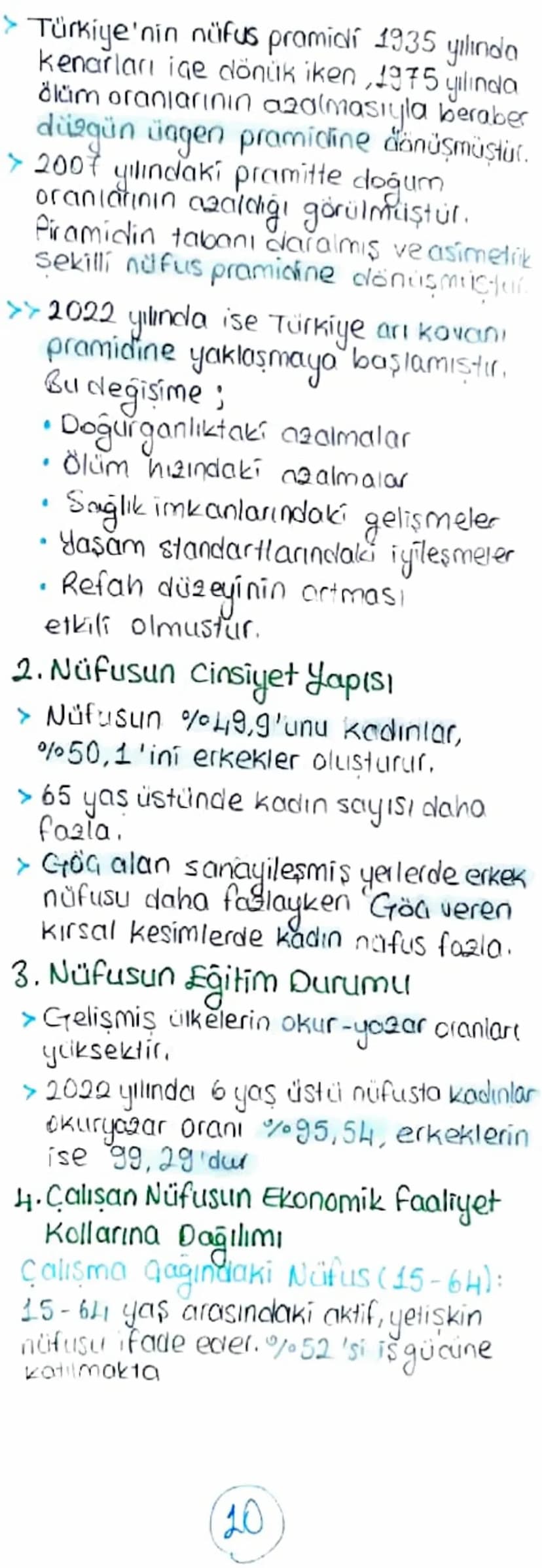 NÜFUS
Nüfusun özellikleri ve önemi
Nüfus => Celirli bir zamanda sınırları
tanımlı bir bölgede yaşayan insan
sayısıdır.
Demografi => Sınırlar