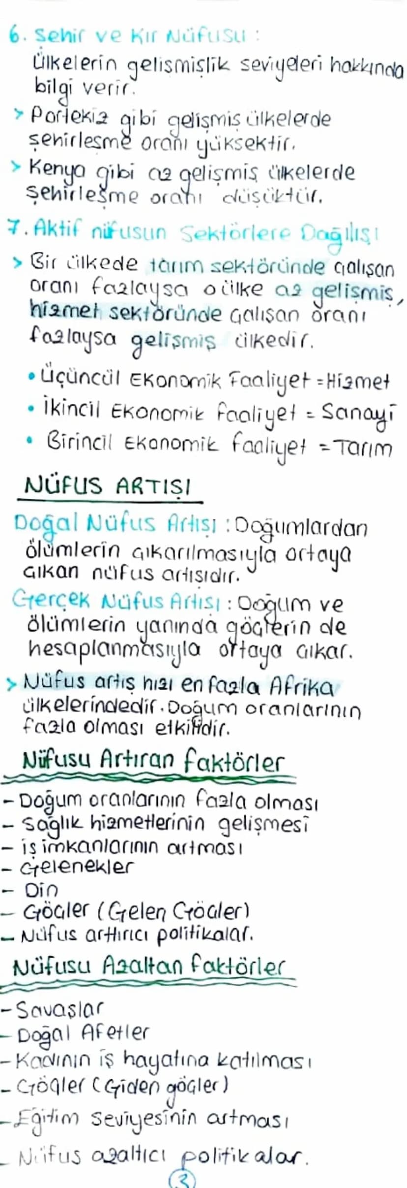 NÜFUS
Nüfusun özellikleri ve önemi
Nüfus => Celirli bir zamanda sınırları
tanımlı bir bölgede yaşayan insan
sayısıdır.
Demografi => Sınırlar