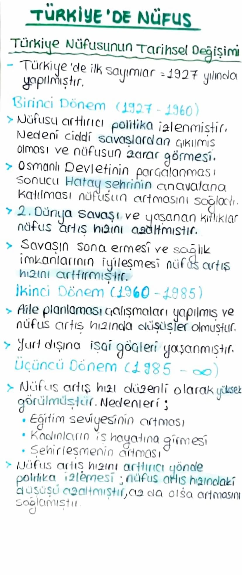 NÜFUS
Nüfusun özellikleri ve önemi
Nüfus => Celirli bir zamanda sınırları
tanımlı bir bölgede yaşayan insan
sayısıdır.
Demografi => Sınırlar