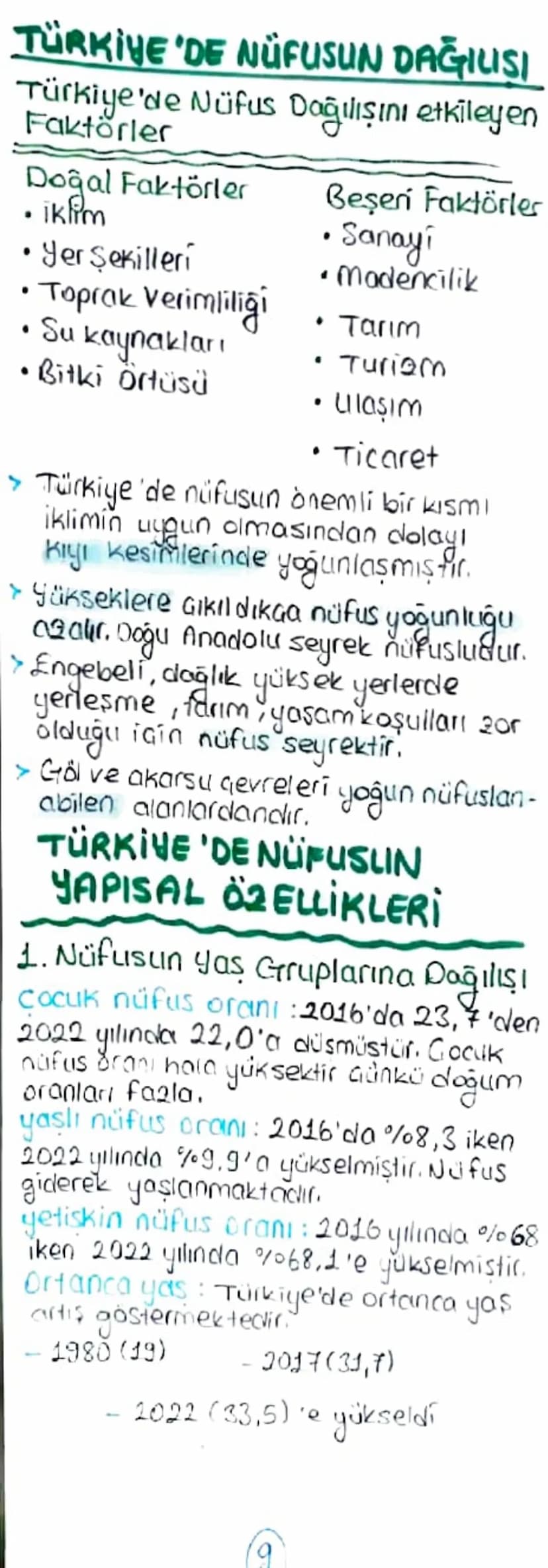 NÜFUS
Nüfusun özellikleri ve önemi
Nüfus => Celirli bir zamanda sınırları
tanımlı bir bölgede yaşayan insan
sayısıdır.
Demografi => Sınırlar