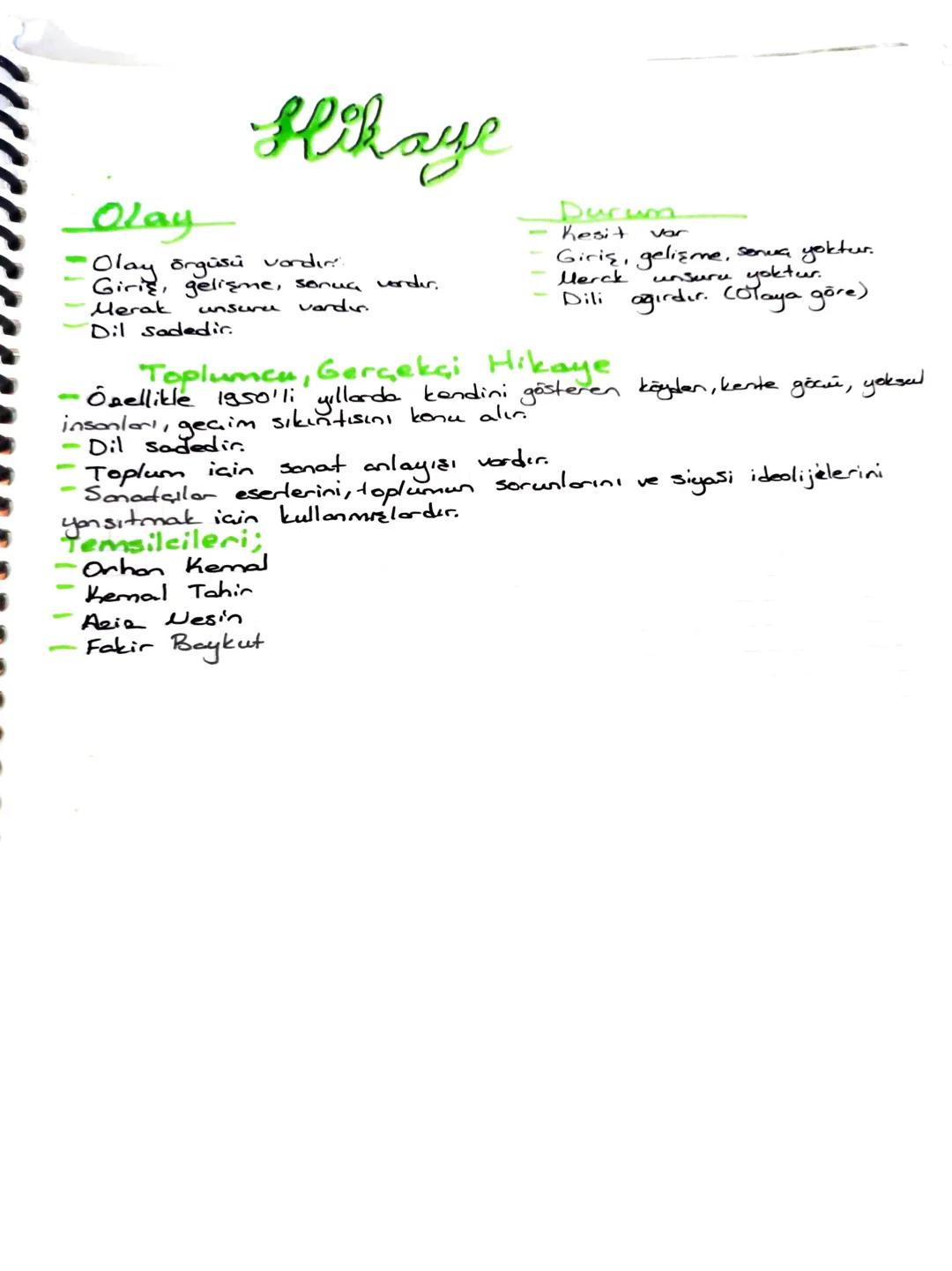 11. Sınıf Hikaye Konuları ve Örnekleri