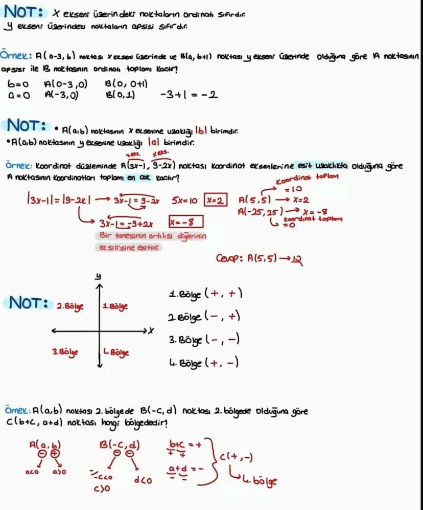 Analitik Geometri
Noktanın Analitik incelenmesi
A ve B bos olmayan iki küme olsun
a EA ve beb olmak üzere (a,b) esiestirilmesine sıralı ikil