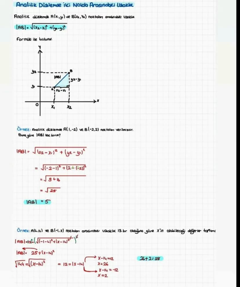 Analitik Geometri
Noktanın Analitik incelenmesi
A ve B bos olmayan iki küme olsun
a EA ve beb olmak üzere (a,b) esiestirilmesine sıralı ikil