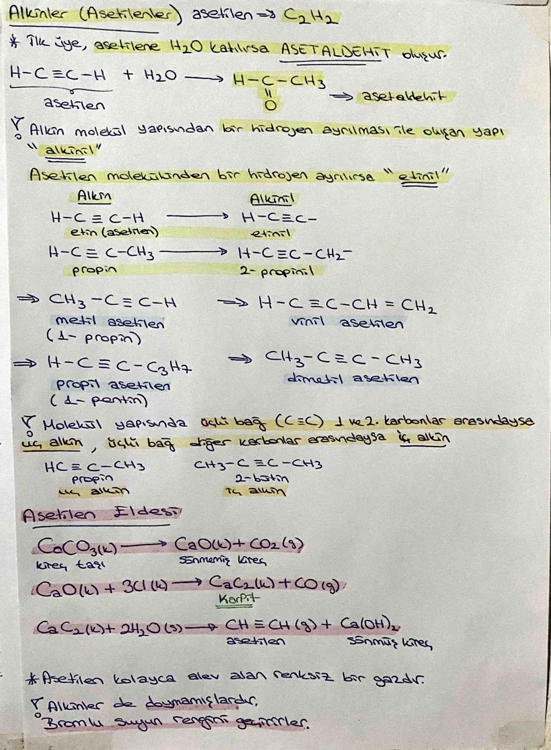 * Alkanlardan bir hidrojen ayrılması ile oluşan radikal gruplara "alkil" denir. R- şeklinde gösterilir.

$
\Rightarrow -CH_3
$
- $CH_3$ meti