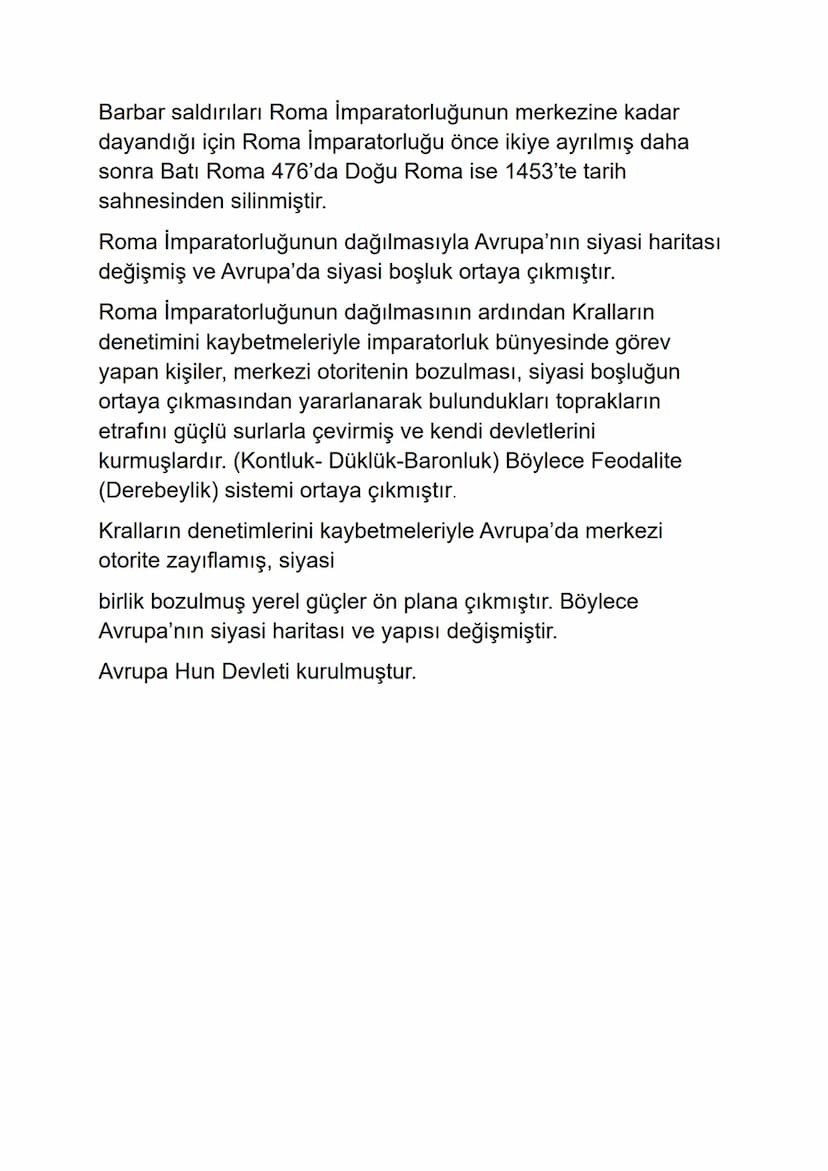 KAVİMLER GÖÇÜ VE AVRUPA HUN DEVLETİ
Kavimler Göçü: bir topluluğun farklı nedenlerle kendi yurdunu
terk ederek başka bir yere gitmesi veya ye