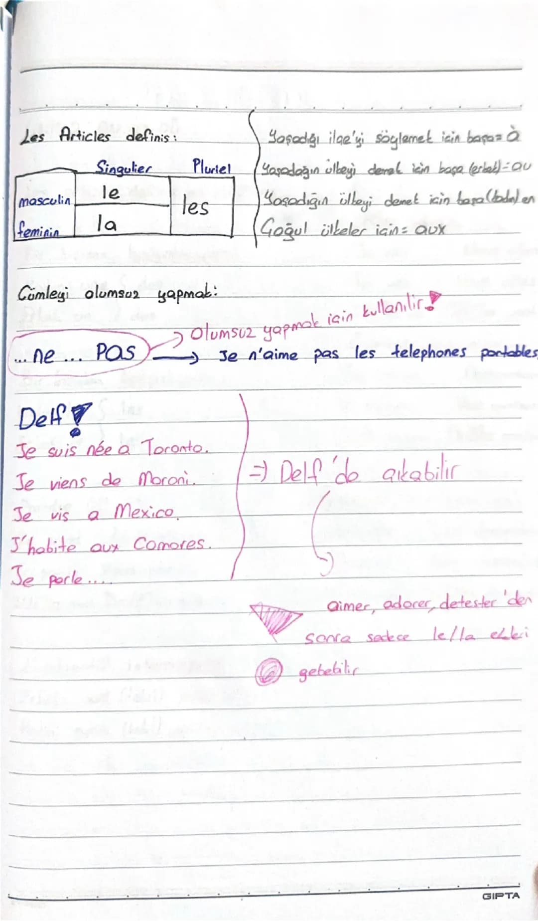 "1
AL DELF HAZIRLIK!!
UNIT 1: Et Vous ?
Soru Şekilleri:
isim sorma
Comment vous vous appez?
Comment tu t'appelles?
Je m'appelle.
2- Ülke sor