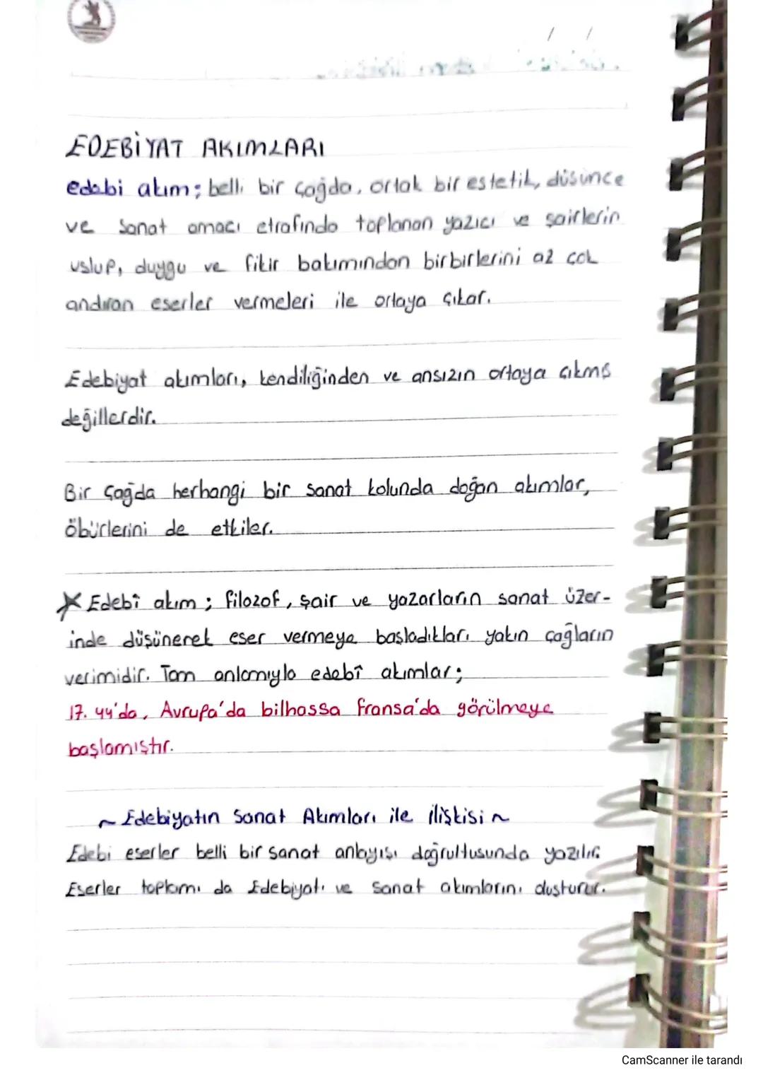 EDEBİYAT AKIMLARI
edebi akım; belli bir çağda, ortak bir estetil, disince
ve
Sanat amacı etrafindo toplanan yazıcı ve şairlerin.
uslup, duyg