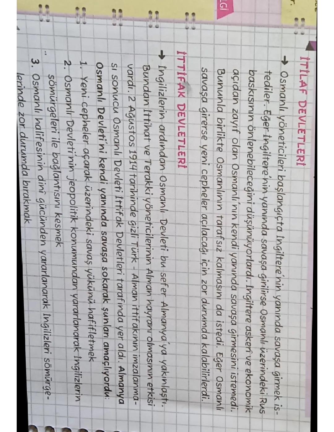 8. Sınıf inkılap tarihi 2 ünite