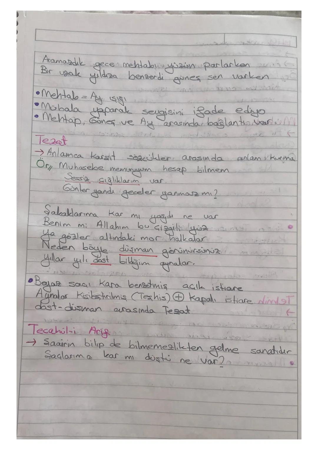 (and the
Soz Sanatlar
Imge
→Çağrışım yaratarak okurun şiire farklı bir
boyutta yaklaşmasını sağlar, inge sayesinde siir
derinlik kazanır
Ör"