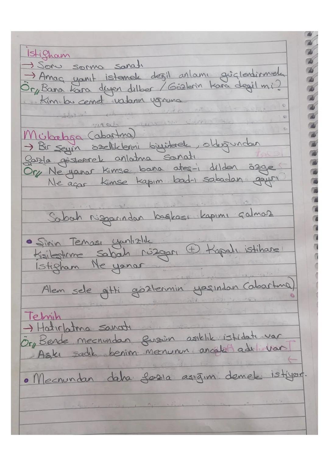 (and the
Soz Sanatlar
Imge
→Çağrışım yaratarak okurun şiire farklı bir
boyutta yaklaşmasını sağlar, inge sayesinde siir
derinlik kazanır
Ör"